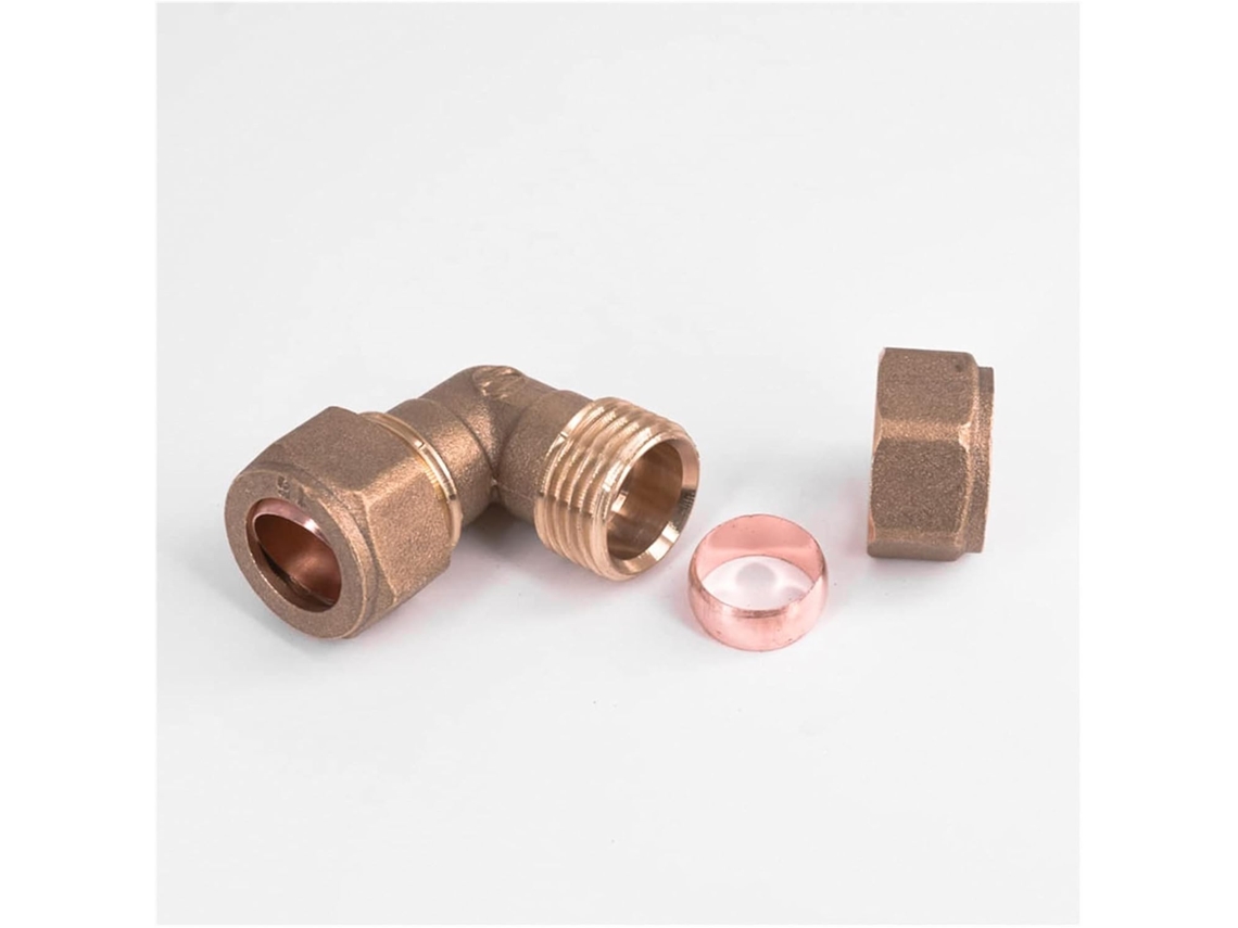 Adaptador Conector para Jardim, Junta de Cotovelo Dupla Mangueira com Diâmetro Externo 15 Mm a 35 Cor Mm)