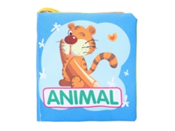 Mali livro de Tecido para Bebê com Rabiscos Soft Activity Educação Seguro Presente 10x10cm