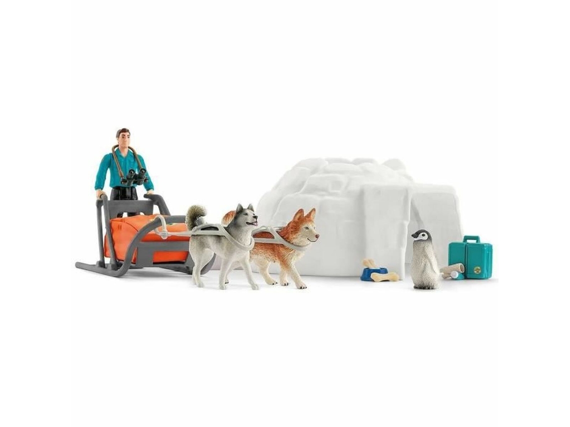 Figuras de Brincar SCHLEICH Conjunto Animais Selvagens  Antarctic Expedition (Idade Mínima Recomendada: 3 anos)