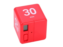 Ferramenta Temporizador de Aprendizado Gerenciamento Tempo 15-20-30-60 Minutos Temporizadores Cubo Vermelho Sensor Gravidade Flip Time UISAVE