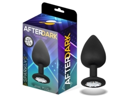 Plug Anal De Silicone Brilhante Tamanho S 7,5 Cm X 2,6 Cm AFTERDARK