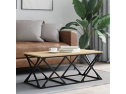 Vidaxl Mesa De Centro 100x49x40 Cm Derivados Madeira Carvalho Sonoma