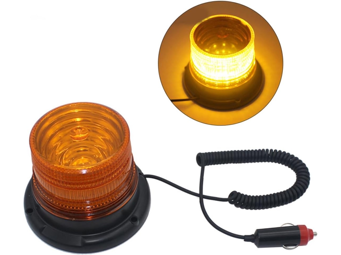 Luzes De Emergência Led Ibasenice Para Veículos, Luzes Estroboscópicas Rotativas De Led Para Veículos, Amarelas