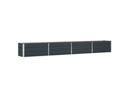 Floreira Antracite 385 X 50 X 45 Cm Aço Galvanizado VIDAXL