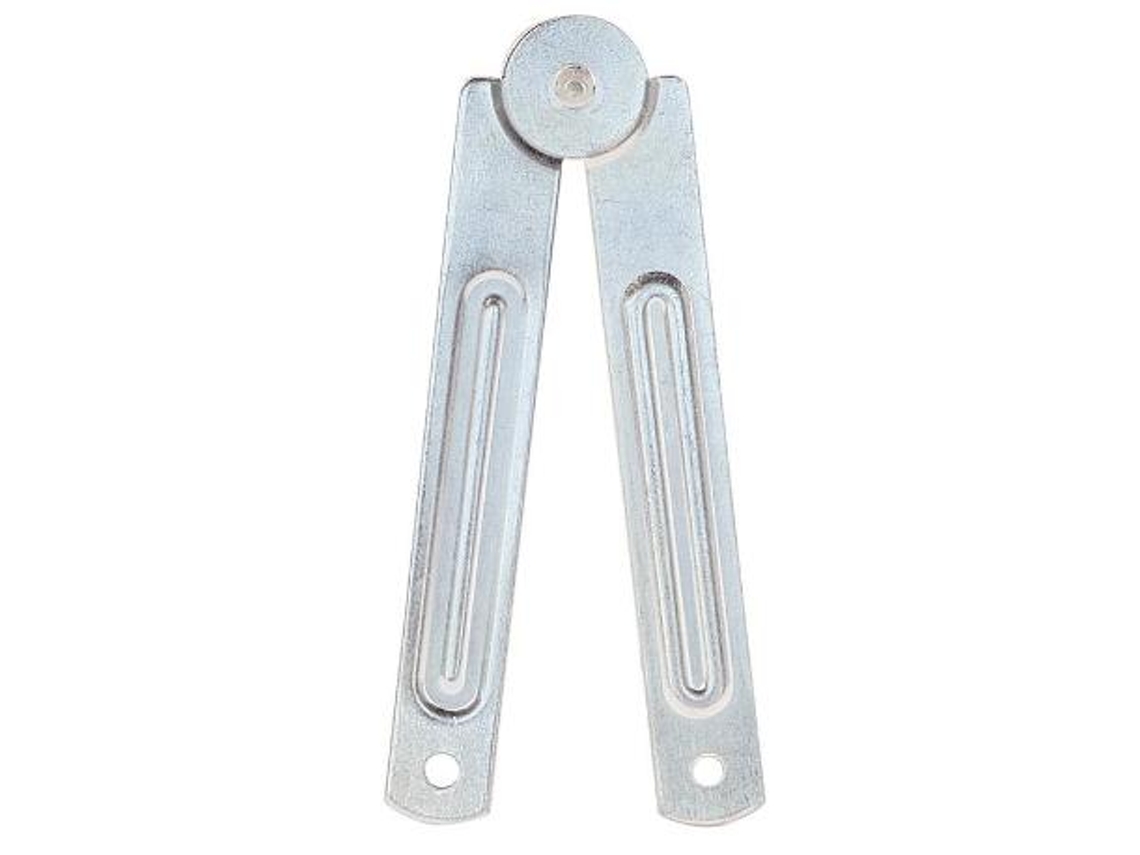 Bisagra compas p/caballete 215x15,5x1mm