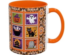 Copo Térmico De Halloween Cerâmica Escura Isolamento Térmico 380 Ml Para Chá, Café, Bebidas Gokoco