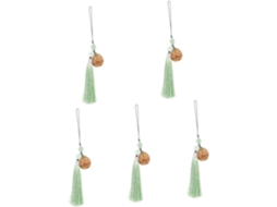 Conjunto De 5 Peças De Corrente Para Celular Estilo Chinês Com Bolsa Delicada.