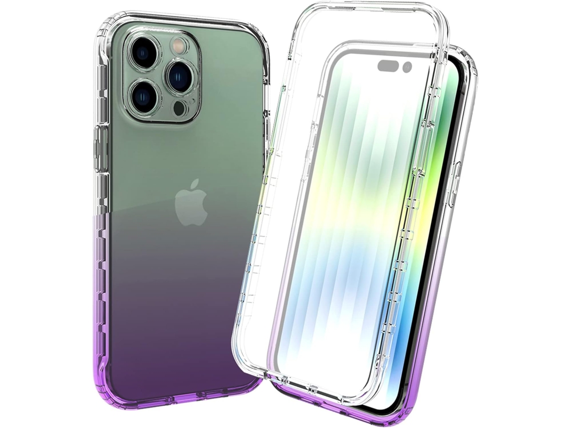 Película De Ecrã Silicone Para Iphone 14 Pro Max, Transparente Elysve