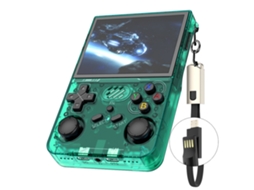 Console De Videogame Portátil R36xx Com Tela De 3,5 Polegadas, Função Wifi, Sistema Linux, Código Aberto, Cor Verde, 64gb. Sfushos