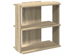 Bookcase, Bookcases Vidaxl Marrom Madeira Processada (60 X 30 X 60 Cm)