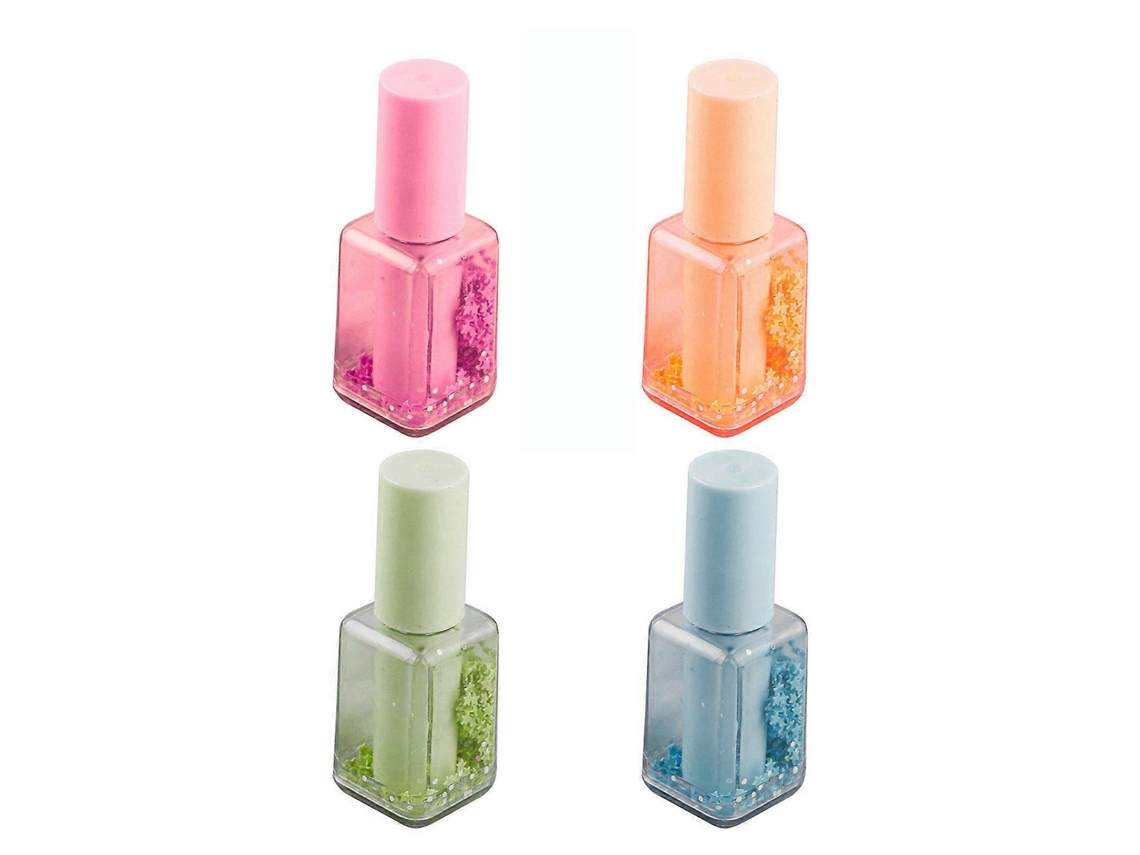 Conjunto De 4 Marcadores De Texto Multifuncionais Para Scrapbooking E Esmalte De Unhas Nostalgia88