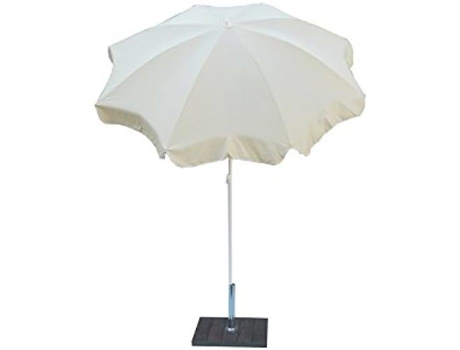 Guarda-Sol MAFFEI Art 112 Diâmetro 200Cm Tecido de Poliéster Impermeável Cor Crua