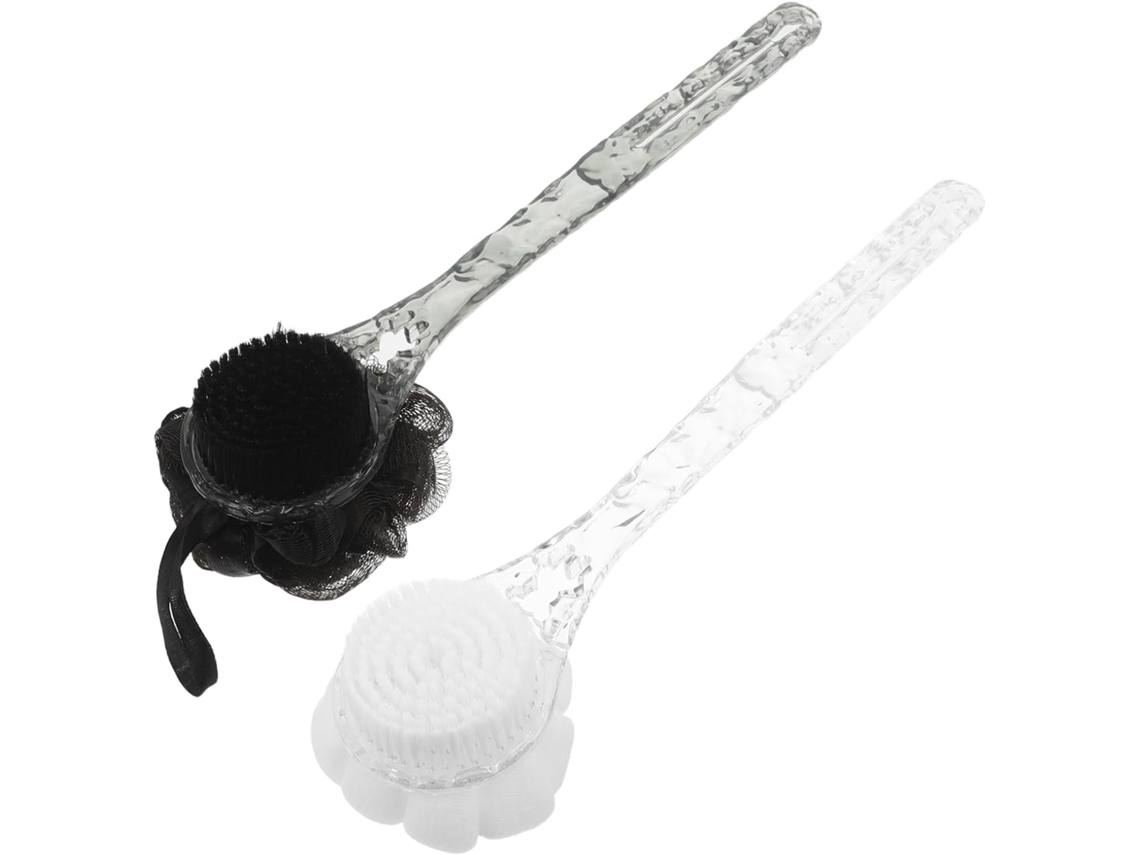 Conjunto De 2 Escovas Esfoliantes Duplas Iplusmile Para Banho, Esfoliação Profunda Para Homens E Mulheres, Ferramenta De