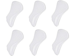 Conjunto De 3 Pares Palmilhas Suporte Para A Curvatura Do Pé, Ideais Para Sapatos De Salto Alto, Com Função De Massagem