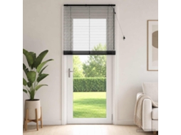 Vidaxl Cortina Veneziana Preto 115 X 250 Cm 35 Mm