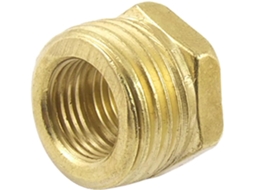 Adaptador de Tubo com Manga Redutora Hexagonal de Latão de 4/5" Macho para 15/32" Fêmea CHABERLU