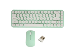 Teclado e Mouse Sem Fio LAXISCREED Compacto e Silencioso