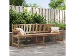 Vidaxl Banco De Jardim 228x59,5x90 Cm Madeira De Teca Maciça