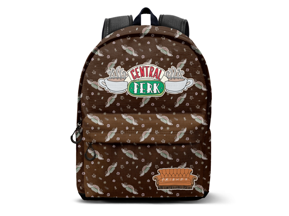 Mochila KARACTERMANIA Friends Central Perk Hs Fan 2.0 Marrom