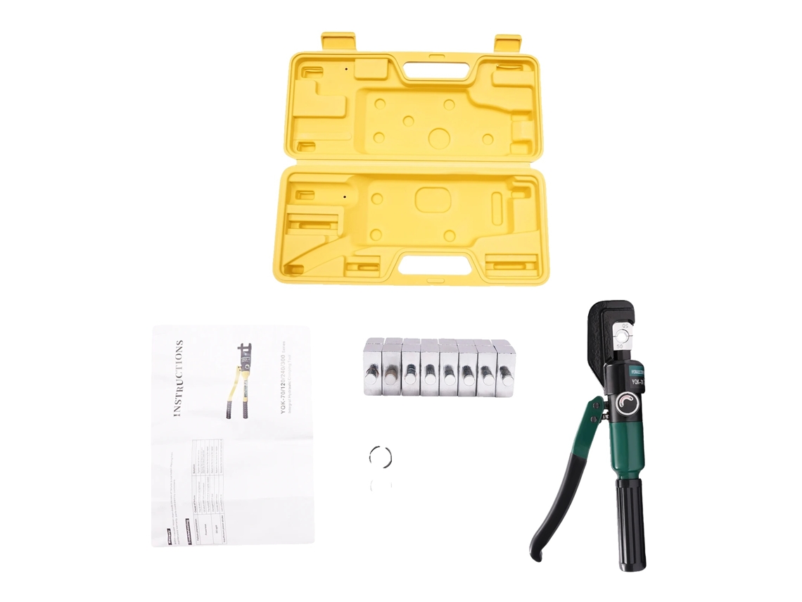 Alicate De Crimpagem Hexagonal, Operação Manual Pesada, Compatibilidade Versátil, Verde