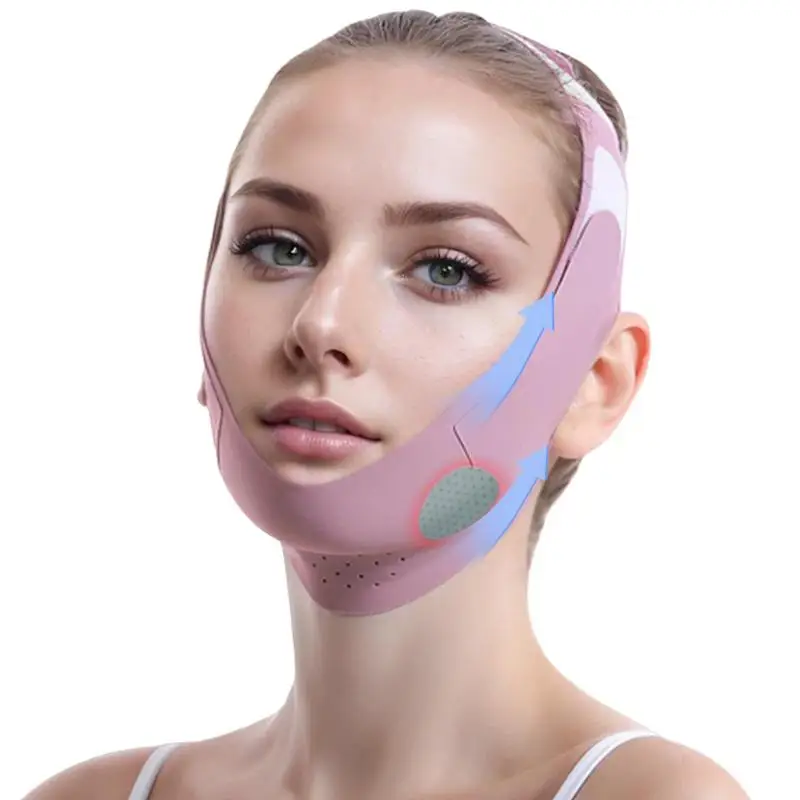 Bandagem Modeladora Em Formato De V Para Dormir, Que Levanta E Firma A Pele, Relaxa E Modela O Corpo, Reduzindo A Papada.