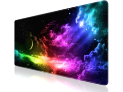 Tapete De Rato Gaming Xxl, Antideslizante, Preto, Escritório, 30x80x0,3 Cm Dureforward