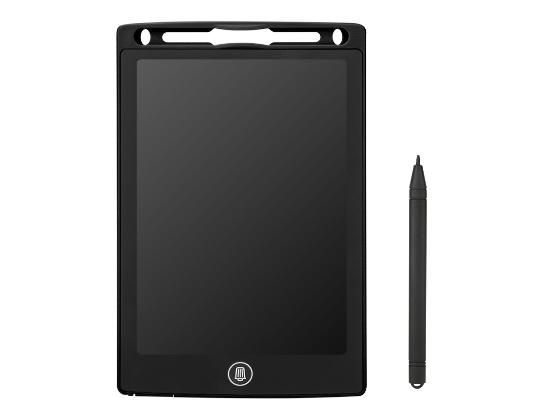 Quadro De Desenho Lcd Para Crianças Quadro De Grafite Quadro De Desenho Para Crianças Com Interruptor Slowmoose (10 Preto)