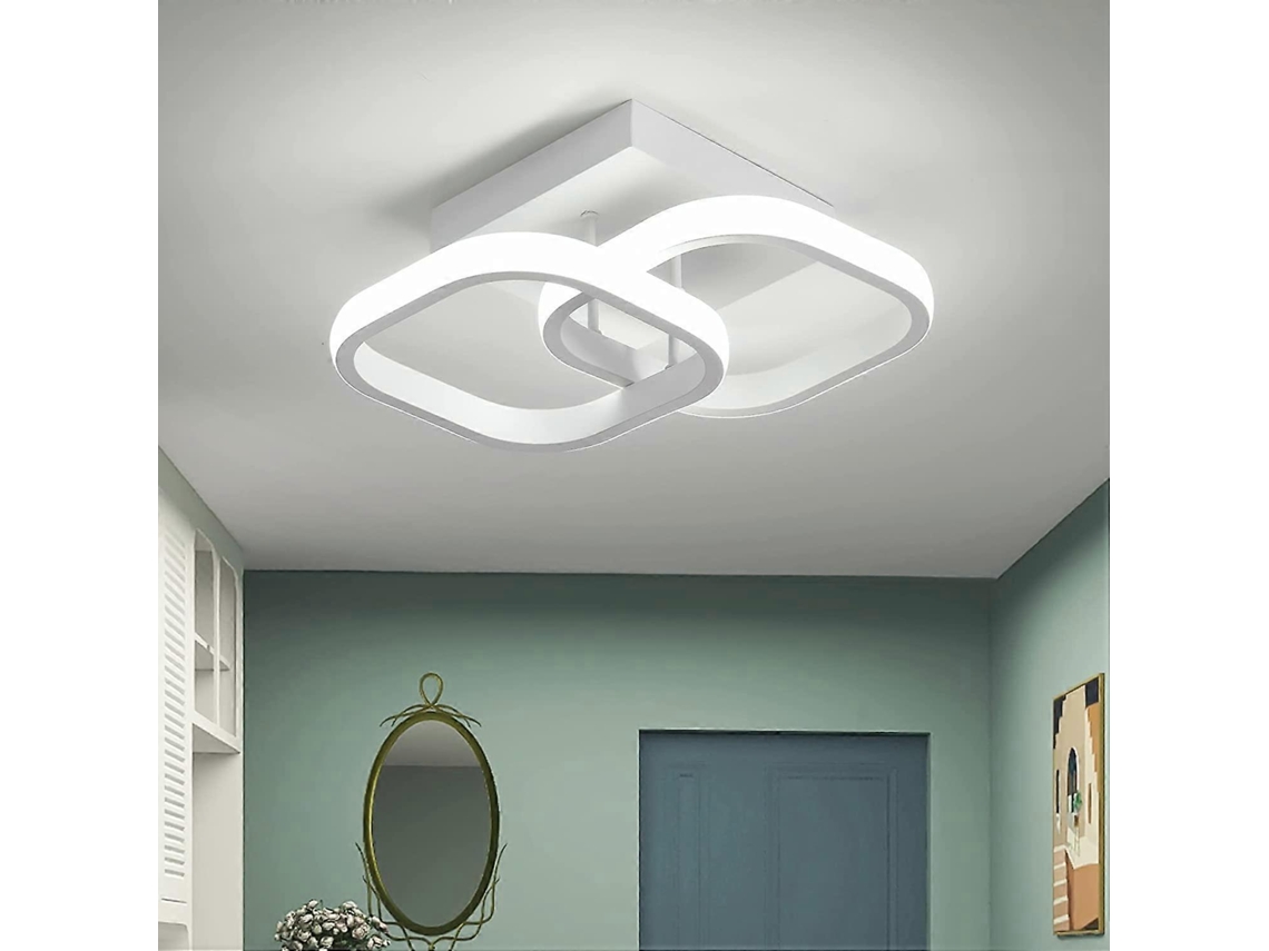 Omni lâmpada de Teto Led 22w Moderna de Acrílico para Corredor, Quarto, Banheiro, Cozinha, Sala, Exterior, Pórtico, Lar