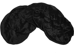Toucas De Banho Impermeáveis, Conjunto De 5 Unidades, Proteção Profissional Para Salões De Beleza Preto