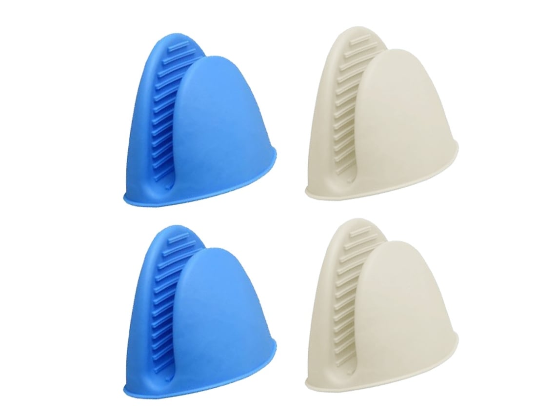 Elysve Luvas De Silicone Anti-escaldamento Pack De 4 Peças