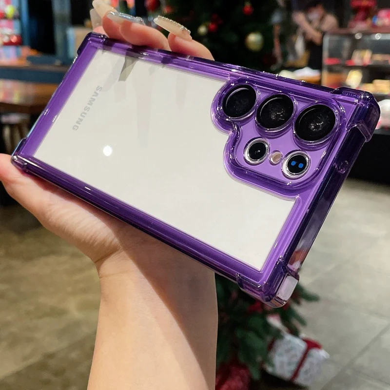 Capa Para Celular (samsung S24 Plus Roxo), Protetor De Lente
