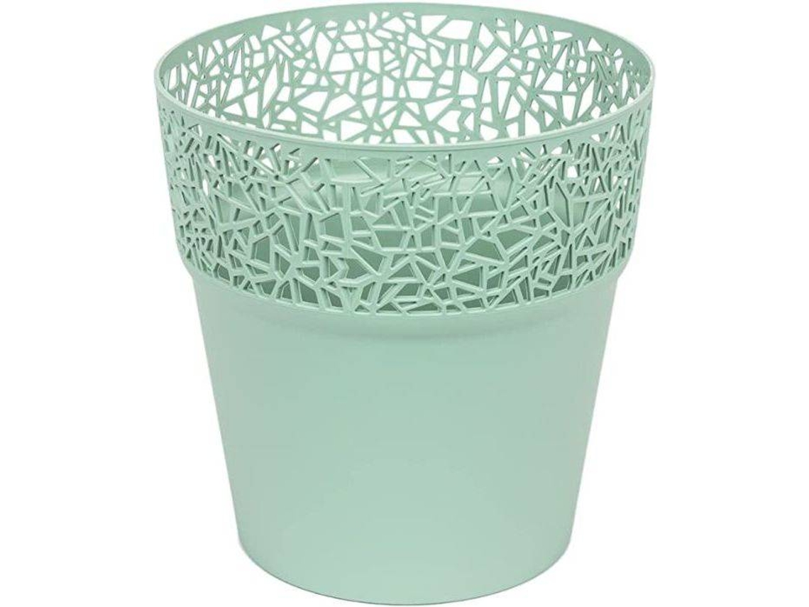 Vaso PROSPERPLAST Tree (Verde - 17.5 x 17.9 cm)