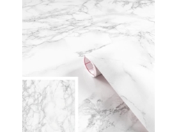 Película adesiva decorativa de mármore branco para móveis de parede de cozinha, banheiro, papel autoadesivo Dc Fix 67,5 cm x 2 m
