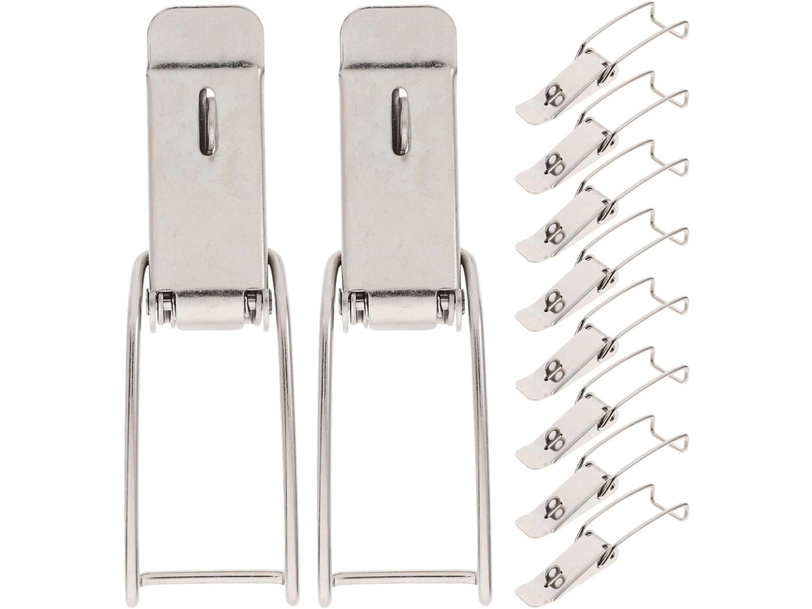 Conjunto De 10 Tâmaras Mola Para Roupeiros, Feitos Aço Inoxidável, Com