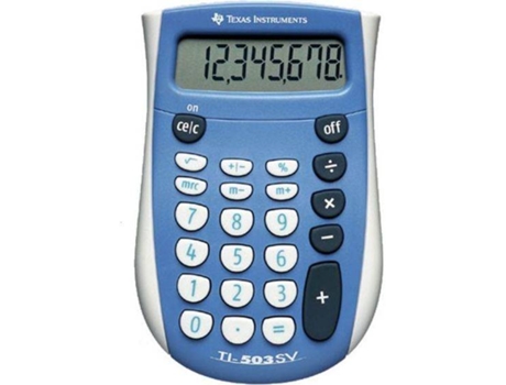 Calculadora Básica  503-SV Azul (8 dígitos)