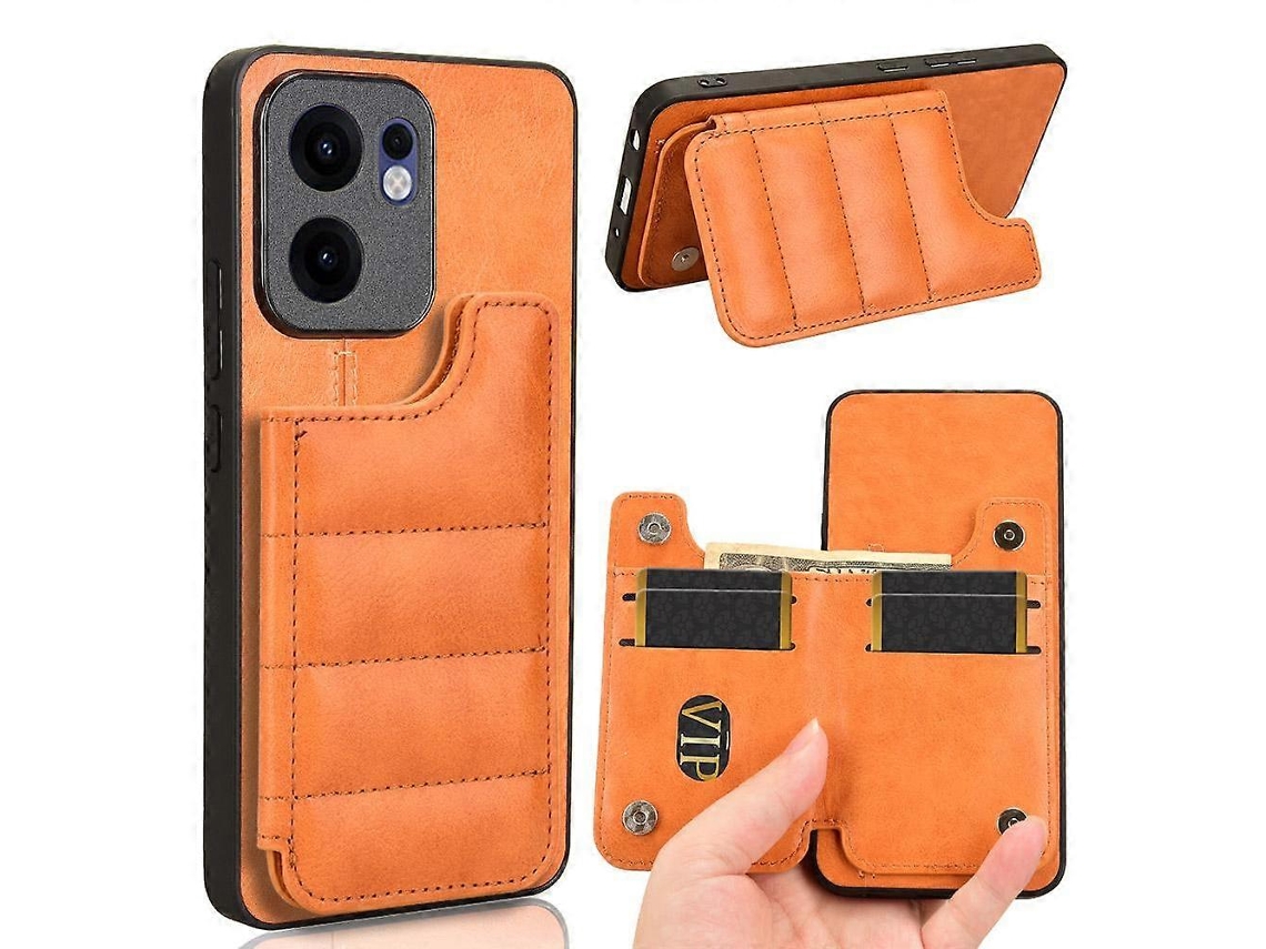 Capa De Celular Com Estampa De Vaca E Cartão De Costura Para Oppo Reno13 F 4g/5g