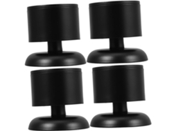 Conjunto De 4 Suportes Ajustáveis Para Elevar Móveis, Em Aço Inoxidável, Para Mesas E Sofás Ideal Projetos Faça Você