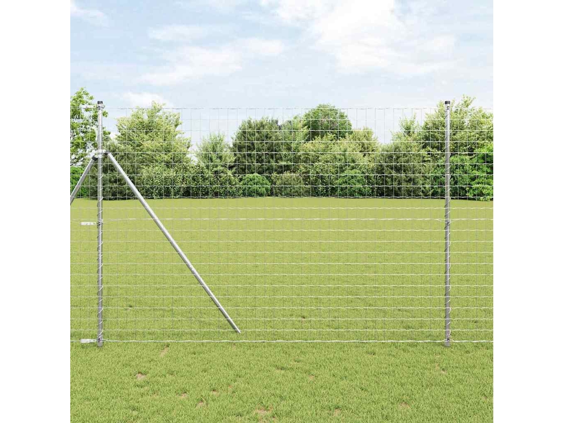 Vidaxl Cerca Euro 1,5 X 10 M Ferro Revestido De Pvc