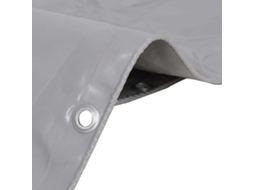 Maison Exclusive - Lona 650 G/m² 4x4 M Cinzento