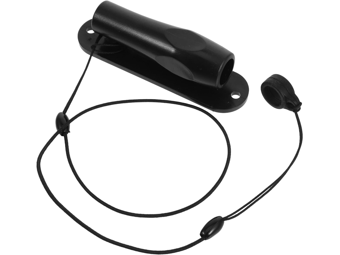 Lurelia Porta-canetas Retrátil Portátil Com Cordão Em Nylon E Silicone Preto 2 Cordões