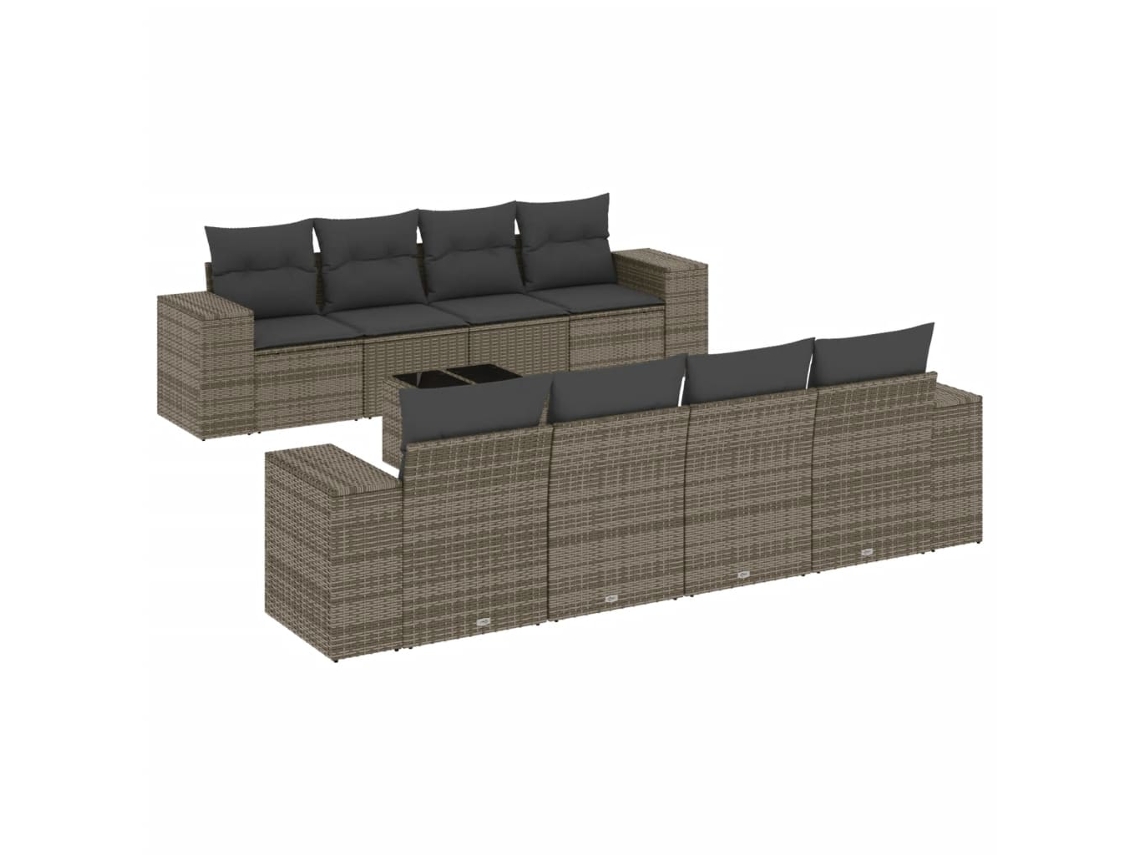 Garden Sofa Set, Garden Sofa Sets Vidaxl Cinzeto Rattan / Vime (n/a)
