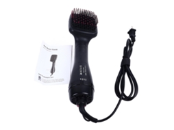 Escova Secadora De Cabelo 2 Em 1, Escova Alisadora, Escova Térmica, Pente, Ferramentas De Modelagem, Rosa, 1000w