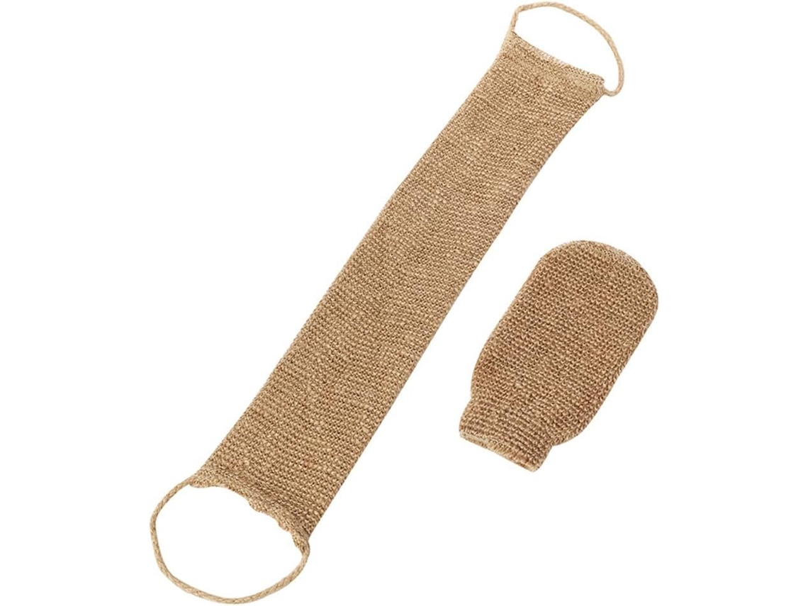 Esfoliante Corporal para Costas, Lavagem com Luvas de Juta SFUSHOS