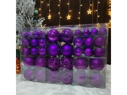 0236bolas De Natal 3 6cm 100 Pçs/set Enfeites De Natal Bola Ornamento Festa Casa Decoração De Jardim Para Decoração Da Árvore De Natal Hengjian