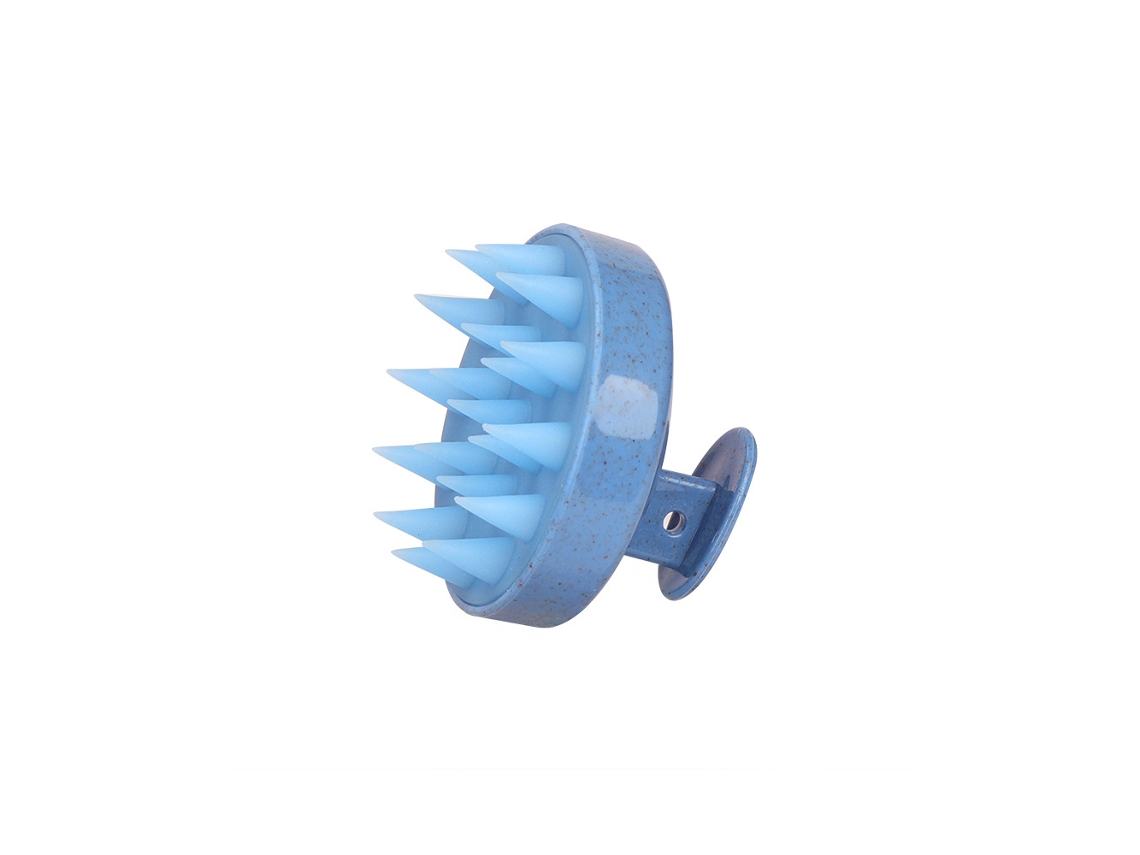 Shampoo de Silicone, Limpeza, Condicionamento, Anti coceira, Pente para Massagem do Couro Cabeludo MDUG (azul)