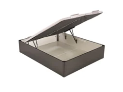 Sommier com Arrumação PIKOLIN Design Tampa Dupla - 150x190cm (36 Cm de Altura - Wengué)