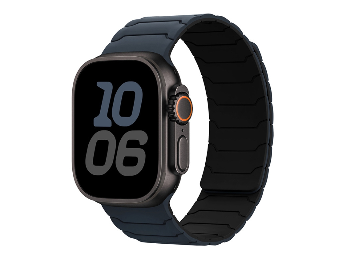 Bracelete Para Apple Watch 42/44/45/46/49mm Preto-meia-noite Cuich