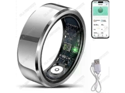 Anel Inteligente Para Monitoramento De Atividades Físicas: Monitor De Pressão Arterial E Frequência Cardíaca, À Prova D'água Ip68 E 5atm, Multies