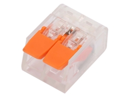 30 Conectores De Fios Rápidos Pct-412 Universal (laranja)