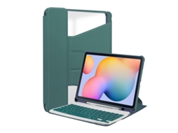 Capa Com Teclado Bluetooth Em Pu Compatível Com Samsung Galaxy Tab S6 Lite (2024)/s6 (2022)/s6 (2020), Destacável